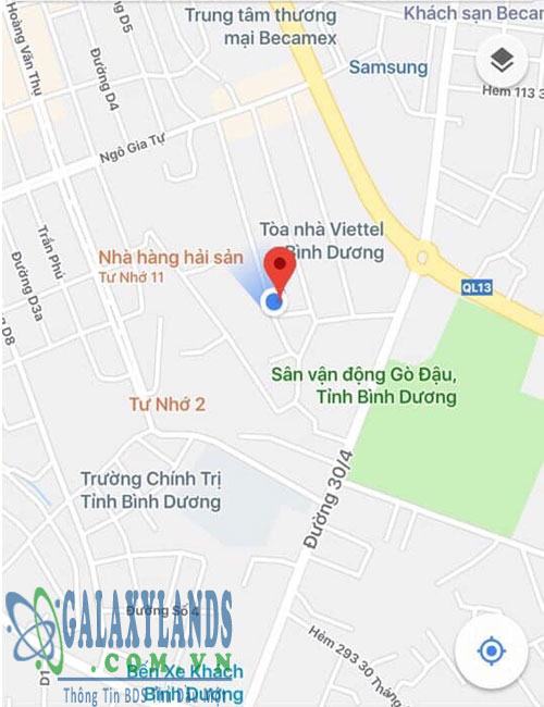 Bán đất phường Chánh Nghĩa Bình Dương