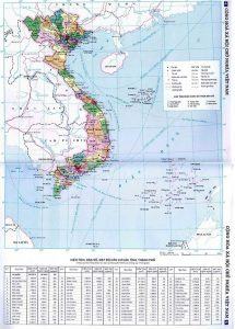 Bản đồ các tỉnh Việt Nam