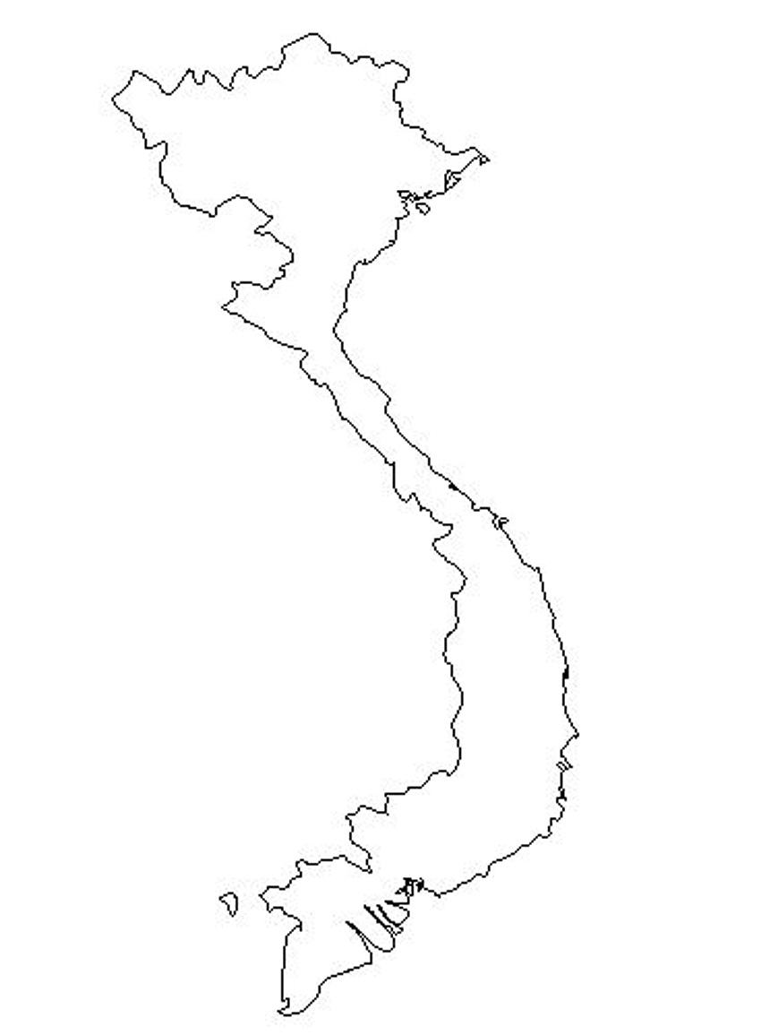 Hình dạng bản đồ Việt Nam
