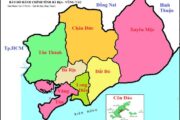 Bản đồ hành chính tỉnh Bà Rịa Vũng Tàu