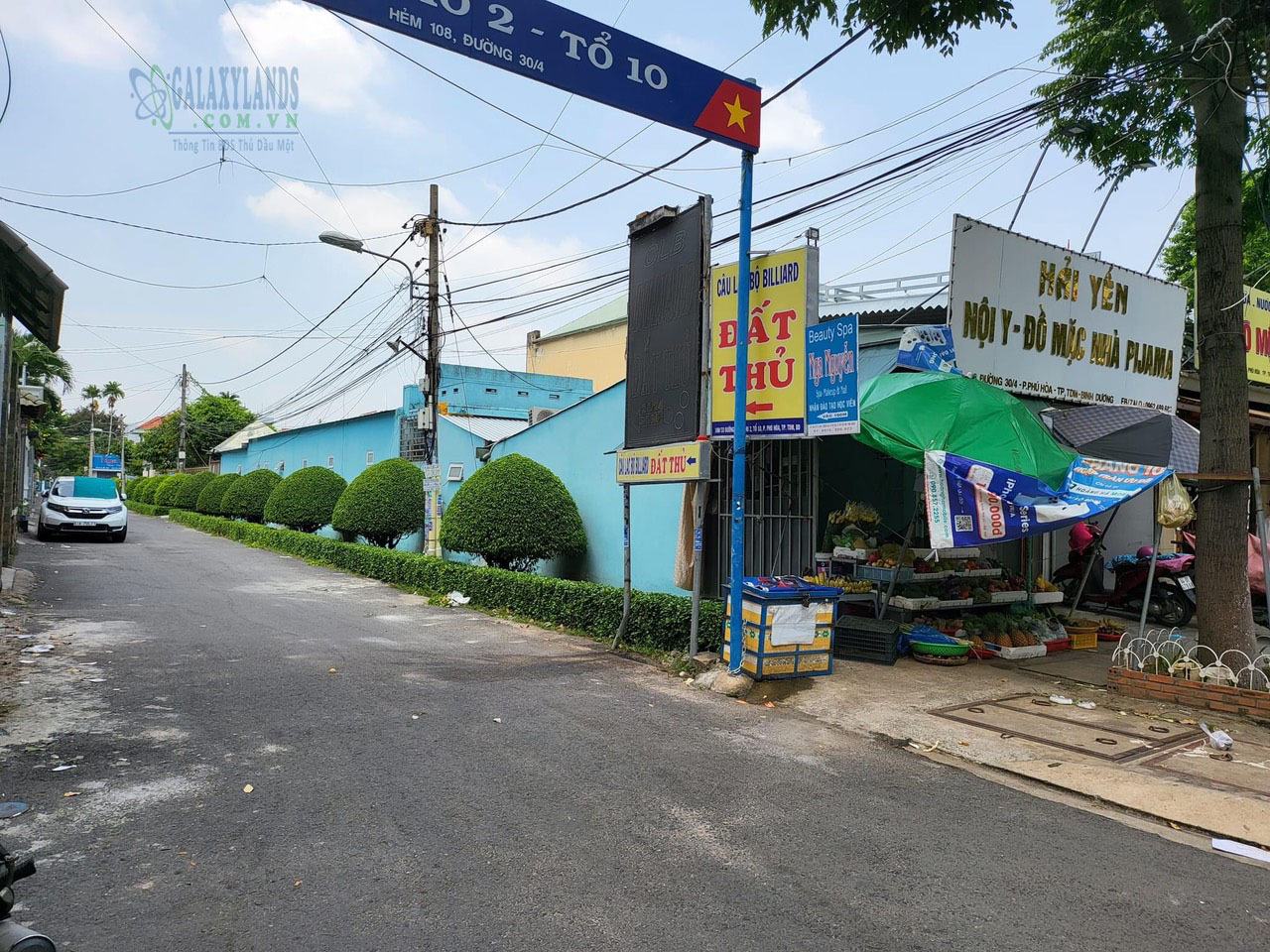Bán đất mặt tiền đường 30/4 Phú Hòa gần ngã ba Nam Sanh