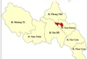 Bản đồ các đơn vị hành chính tỉnh Lai Châu