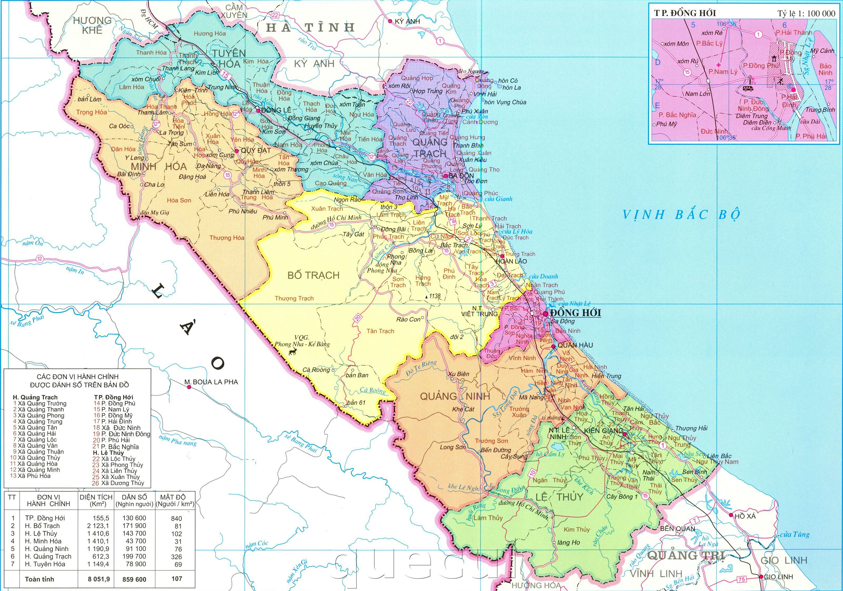 Bản đồ Quảng Bình: Khám phá bản đồ Quảng Bình mới nhất với những điểm đến độc đáo có một không hai trên thế giới. Để hòa mình vào với thiên nhiên tuyệt đẹp của đất nước Việt Nam, hãy đến với Quảng Bình nhanh nhất có thể.