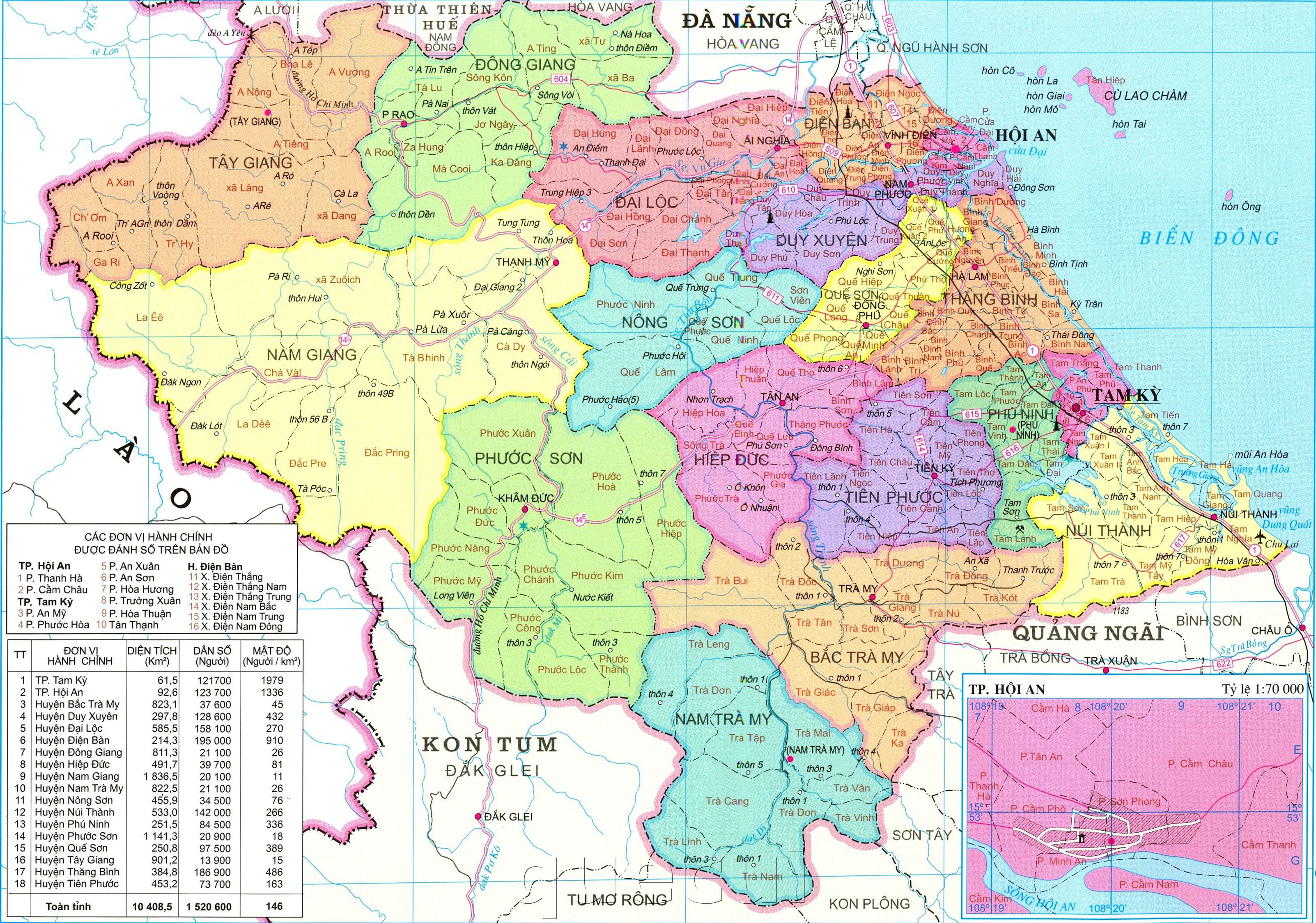 Bản đồ Quảng Nam cập nhật mới nhất cho năm 2024 sẽ giúp du khách khám phá và tìm hiểu đầy đủ về vị trí, điểm đến du lịch nổi tiếng và địa danh lịch sử của tỉnh. Với các thông tin đầy đủ và chính xác nhất, bản đồ này là cẩm nang không thể thiếu cho những ai đang lên kế hoạch du lịch đến Quảng Nam.