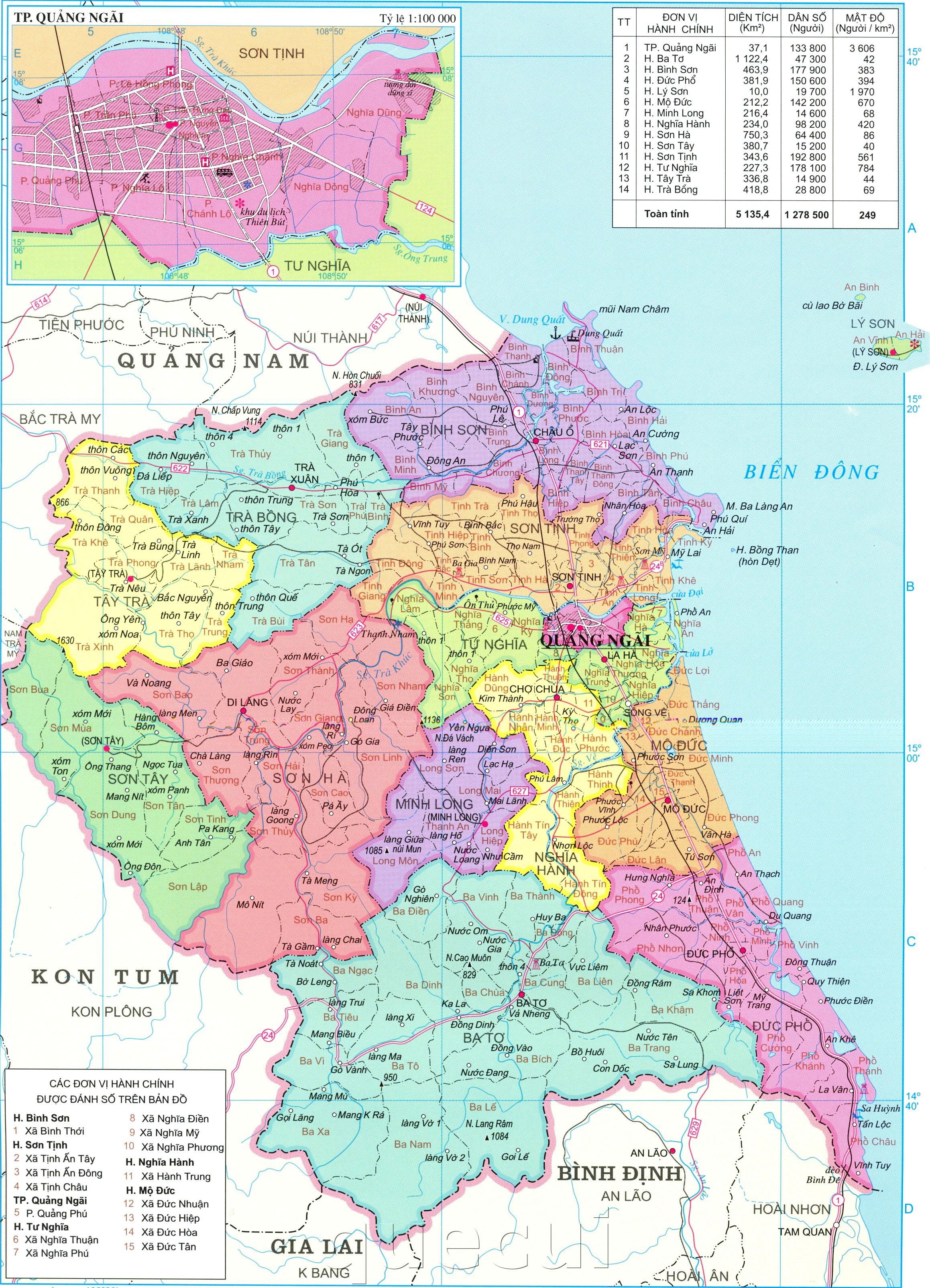 Bản đồ Quảng Ngãi 2024 sẽ cho bạn một cái nhìn tổng quan về sự phát triển của thành phố. Với nền kinh tế ngày càng mạnh mẽ, Quảng Ngãi sẽ trở thành một trung tâm kinh tế trong khu vực. Bản đồ này sẽ giúp bạn có sự chuẩn bị tốt nhất cho chuyến đi của mình đến thành phố này.
