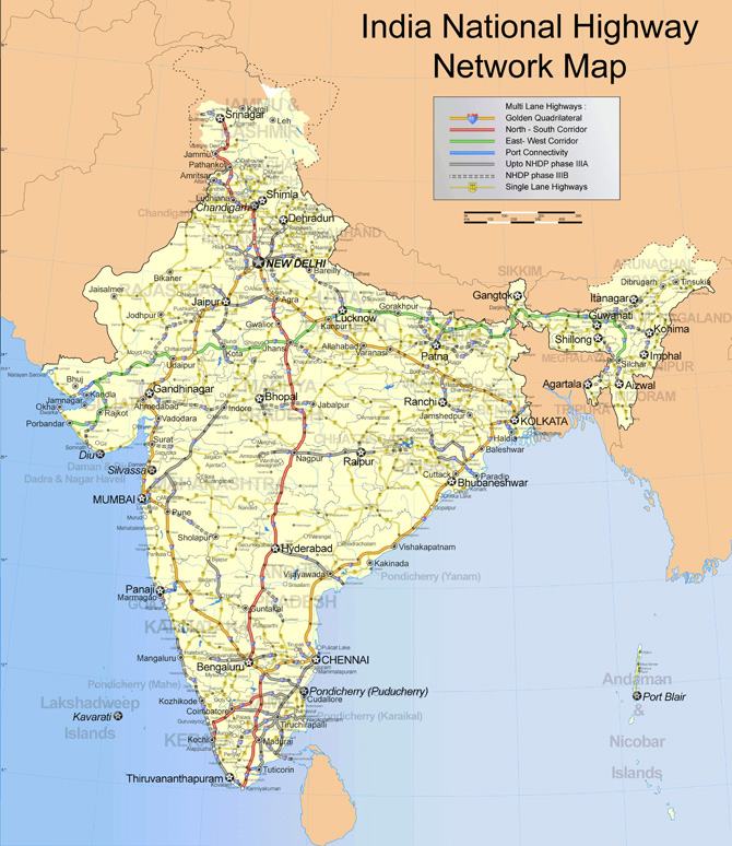 Bản đồ nước Ấn Độ