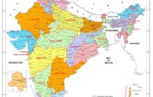Bản Đồ Ấn Độ ❤️ ( India Map) ❤️ Khổ Lớn Năm 2023