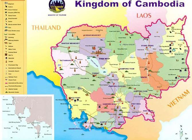 Bản đồ Campuchia