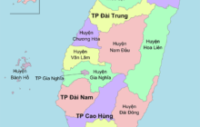 Bản đồ Đài Loan khổ lớn phóng to năm 2022
