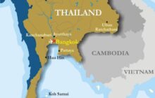 Bản Đồ Thái Lan ❤️ ( Thailand Map ) ❤️ Khổ Lớn Năm 2023