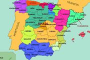 Bản Đồ Tây Ban Nha ❤️ ( Spain Map ) ❤️ Khổ Lớn Năm 2023