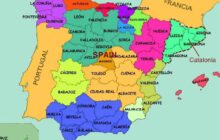 Bản Đồ Tây Ban Nha ❤️ ( Spain Map ) ❤️ Khổ Lớn Năm 2023