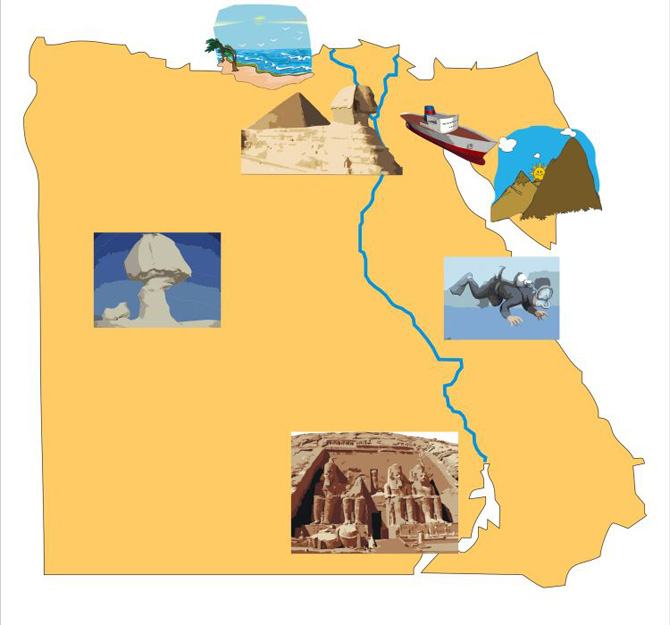 Các địa điểm du lịch nổi tiếng Ai Cập