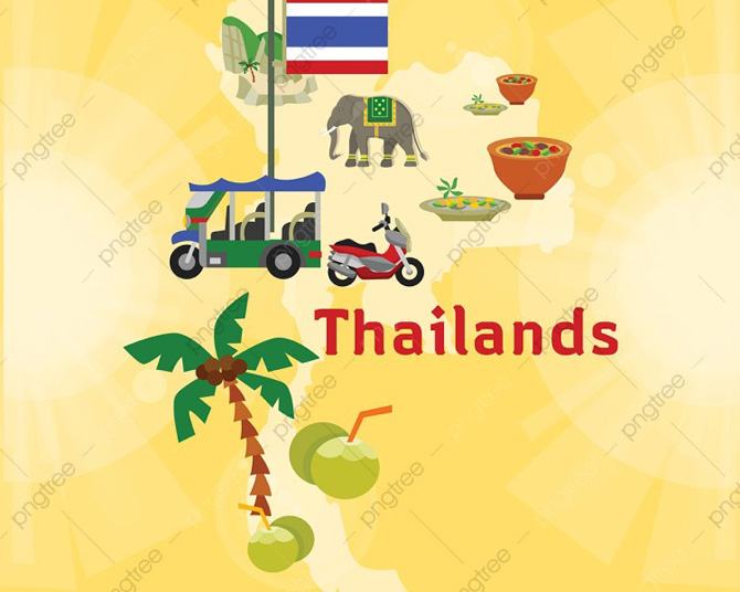 Bản đồ du lịch Thái Lan