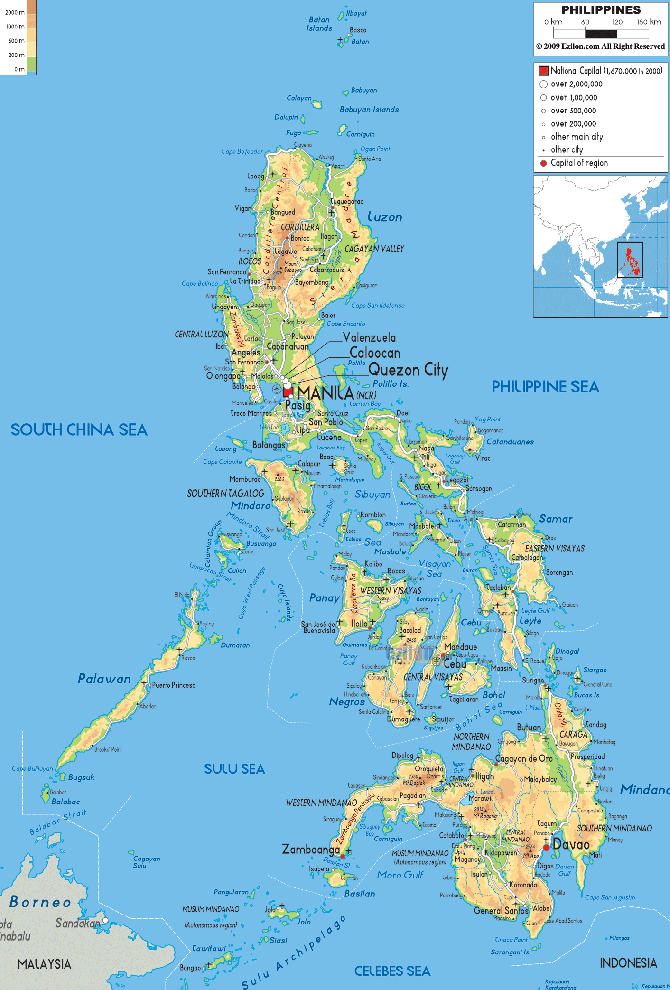 Bản đồ nước Philippines