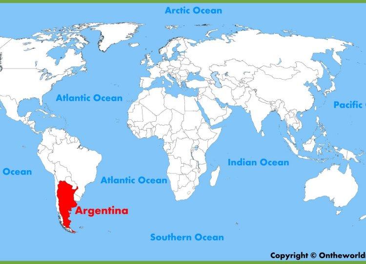 Bản đồ kết nối các vùng của Argentina