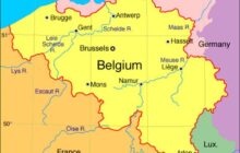 Bản Đồ Nước Bỉ ❤️ ( Belgium Map ) ❤️ Khổ Lớn Năm 2023