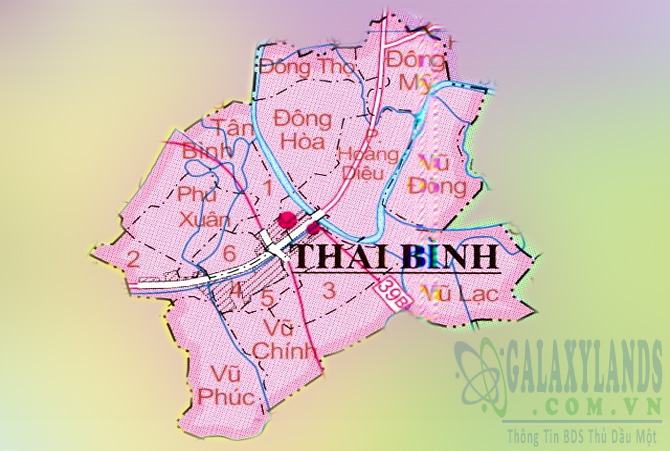 Bản Đồ thành phố Thái Bình