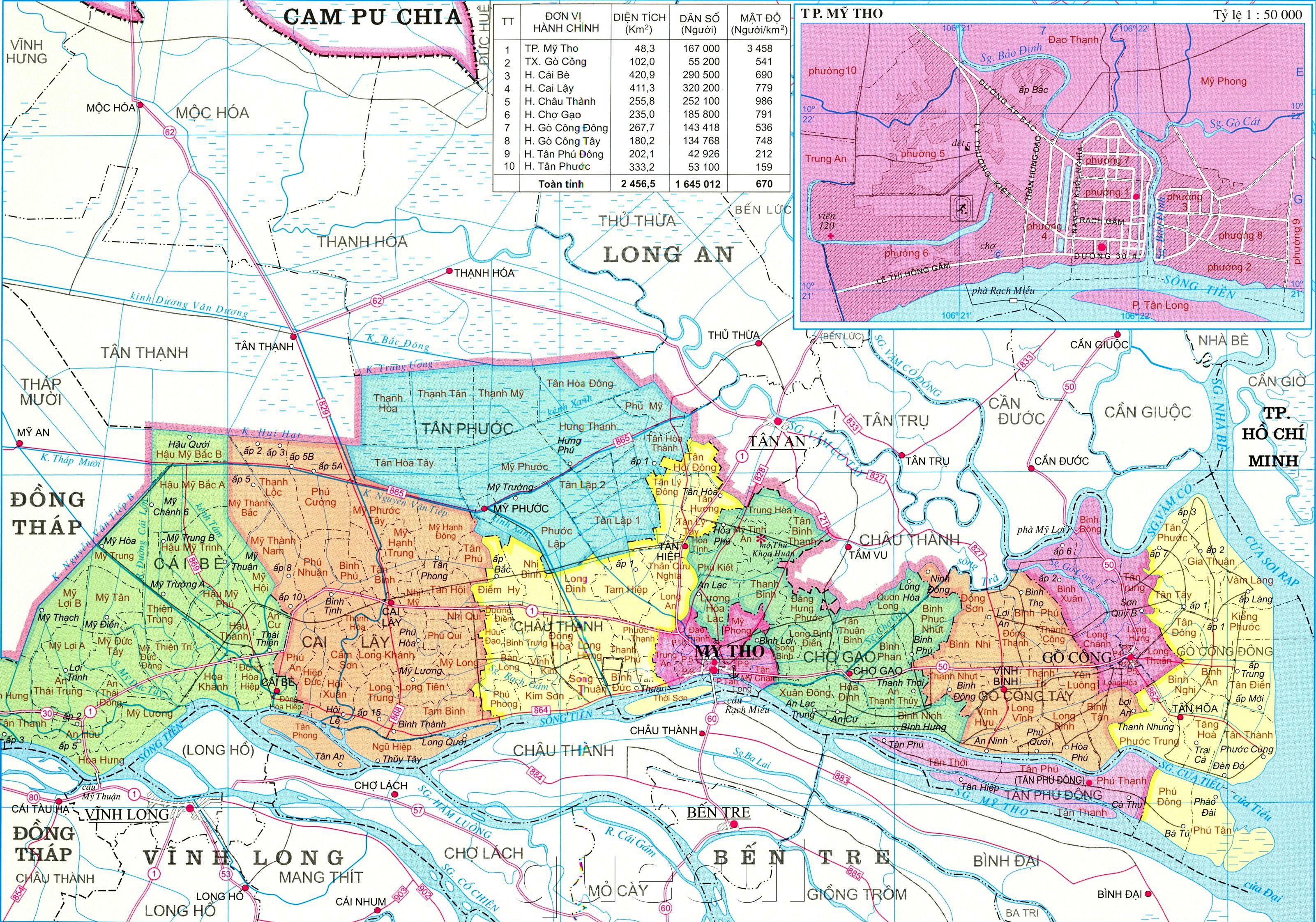 Bản đồ Tiền Giang năm 2024 là một công cụ hữu ích để giúp bạn cập nhật thông tin về địa điểm, địa chỉ nhà hàng, khách sạn và các khu du lịch nổi tiếng. Với bản đồ Tiền Giang, bạn có thể thoải mái khám phá mọi nơi mà không lo lạc đường.