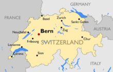 Bản Đồ Thụy Sĩ ( Switzerland Map ) Khổ Lớn Năm 2024