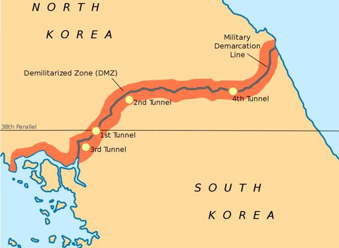 Đường ranh giới Triều Tiên và Hàn Quốc