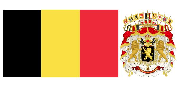 Quốc kỳ và quốc huy đất nước Bỉ