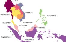 Bản Đồ Đông Nam Á (Southeast Asia) Khổ Lớn Phóng To Năm 2022