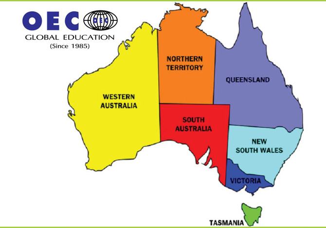 Bản Đồ Nước Úc ❤ ( Australia Map ) ❤ Khổ Lớn Năm 2023