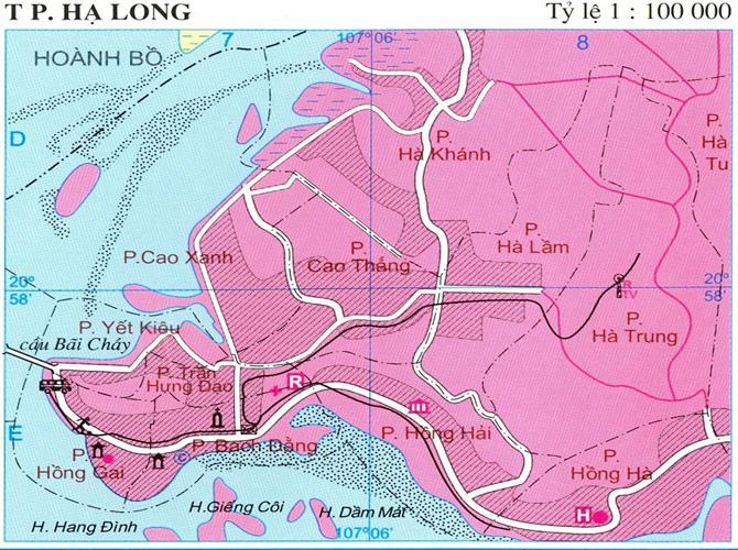 Bản đồ thành phố Hạ Long