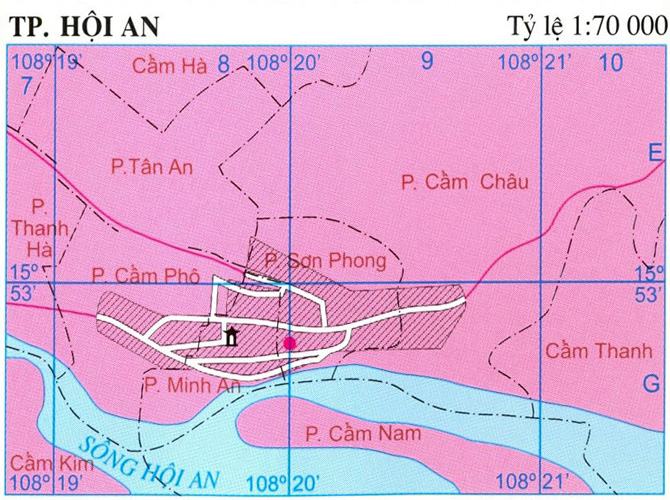 Bản đồ thành phố Hội An tỉnh Quảng Nam