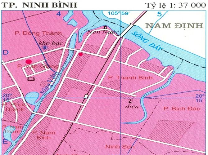 Bản đồ thành phố Ninh Bình