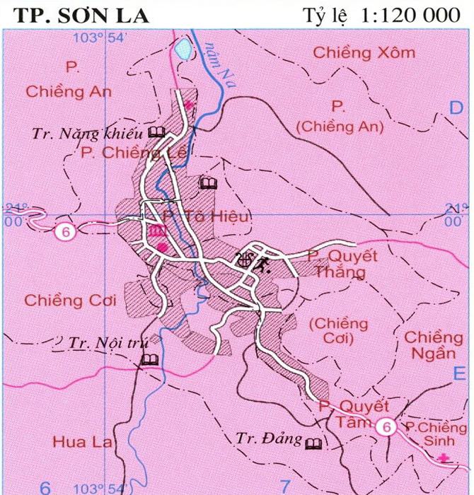 Bản đồ thành phố Sơn La