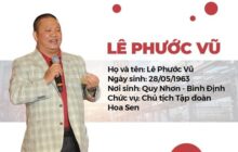 Tiểu Sử Ông Lê Phước Vũ ❤️ CEO Tập Đoàn Hoa Sen.