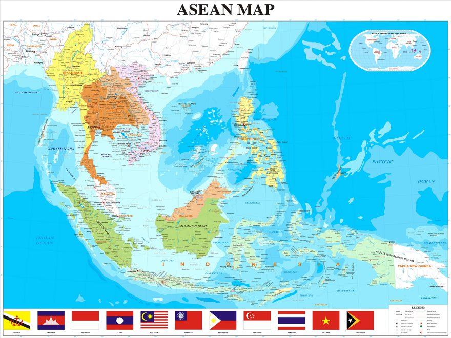 Bản đồ ASEAN MAP