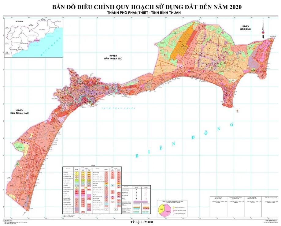 Bản đồ quy hoạch thành phố Phan Thiết tỉnh Bình Thuận
