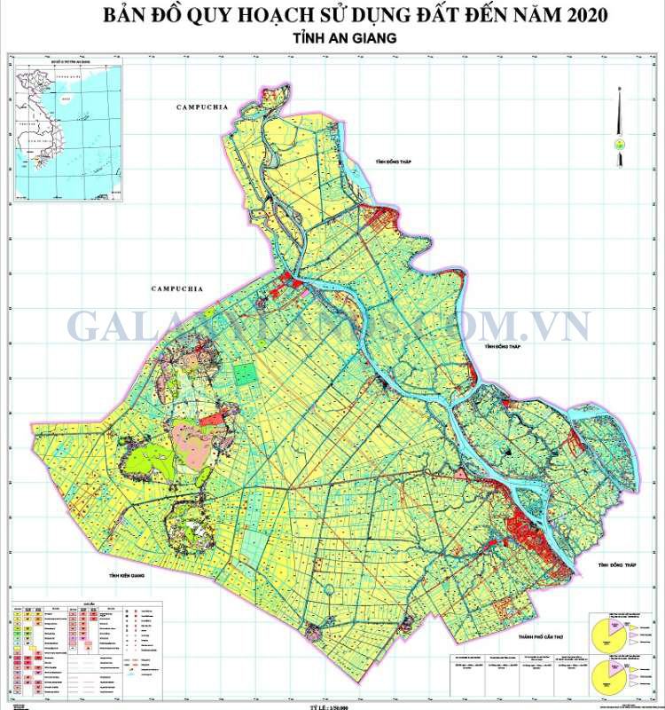 Bản đồ quy hoạch sử dụng đất tỉnh An Giang