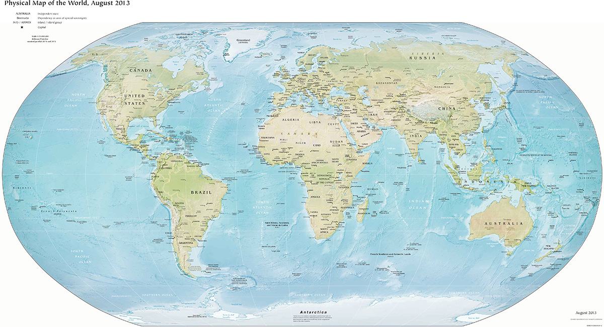 Bản đồ Thế Giới chi tiết nhất - World Map