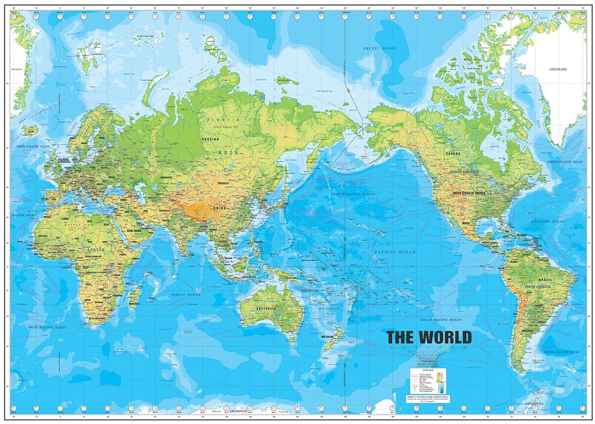Bản đồ Thế Giới - Bản đồ các châu lục trên Thế Giới