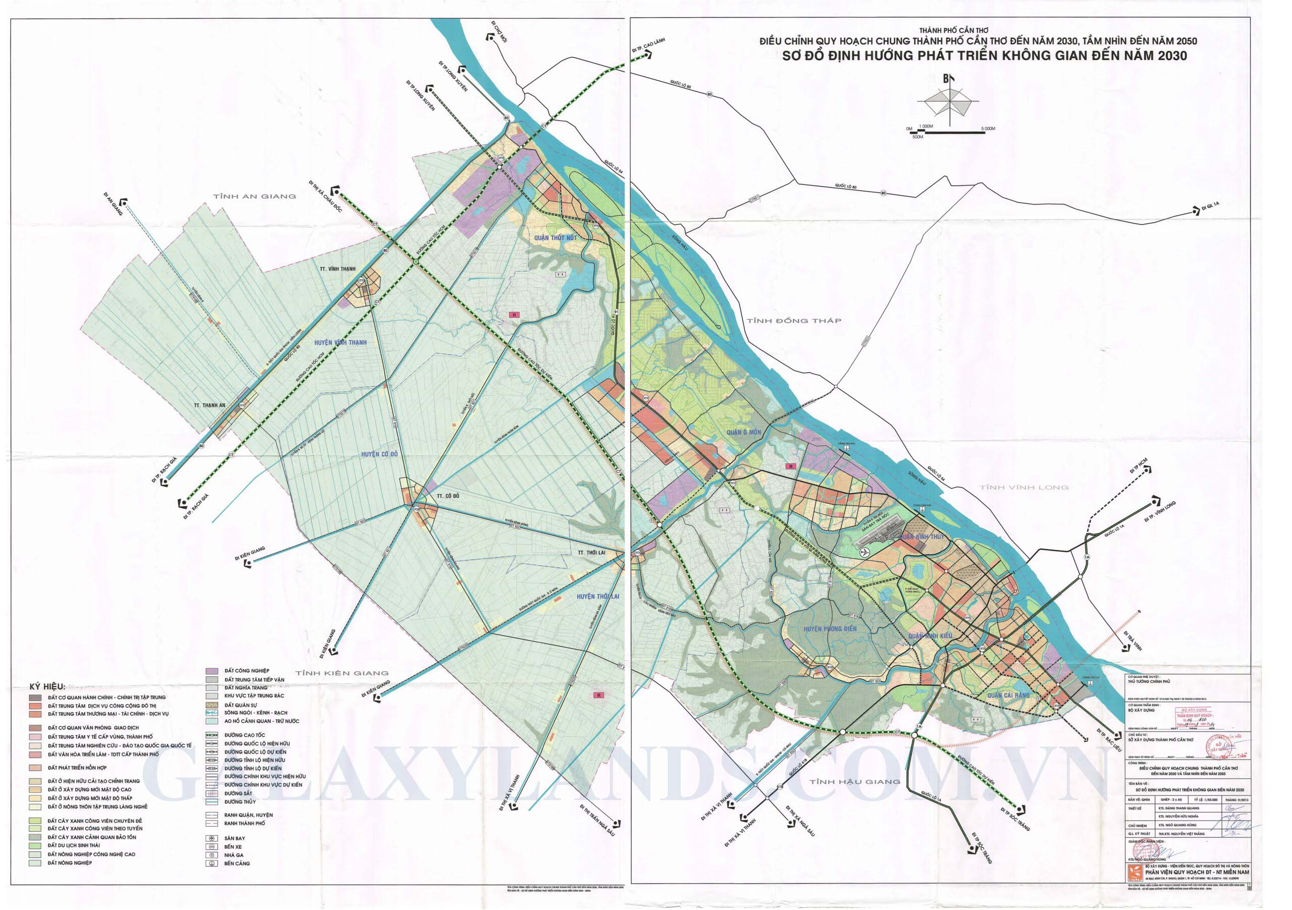 Bản đồ quy hoạch thành phố Cần Thơ - Bản đồ quy hoạch Cần Thơ