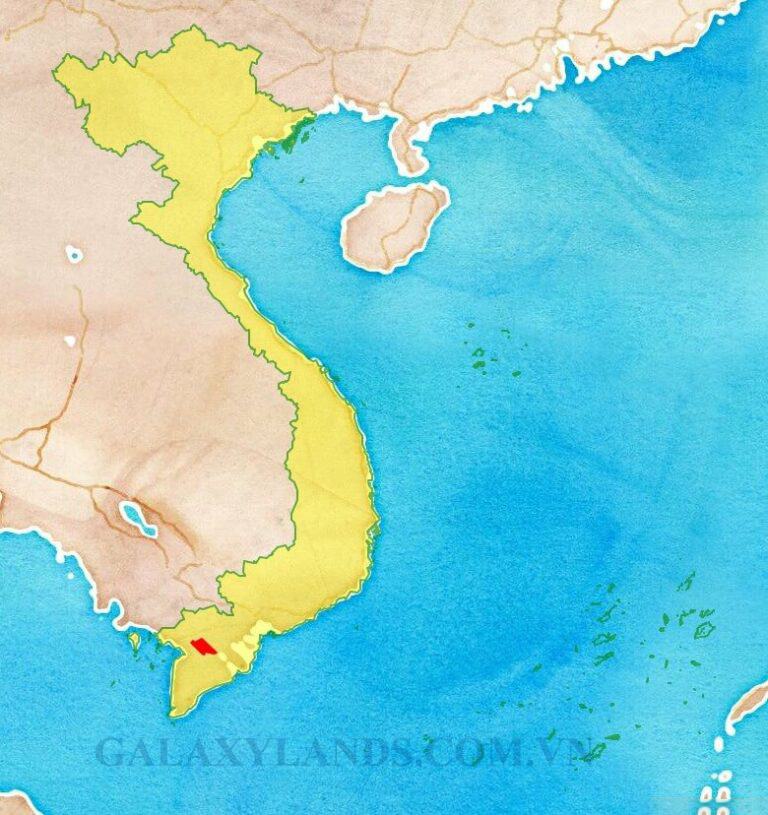 Vị trí thành phố Cần Thơ trên bản đồ Việt Nam
