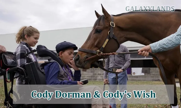 Cody Dorman and his horse Cody' Wish