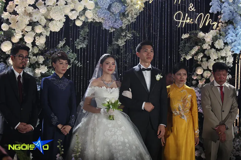 Cặp đôi Đoàn Văn Hậu - Doãn Hải My tổ chức đám cưới tại Thái Bình ngày 11/11/2023